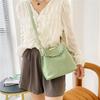 Chic Khaki Green Blue Black Yellow Brown Pu Material Women's Bucket Bag For Spring