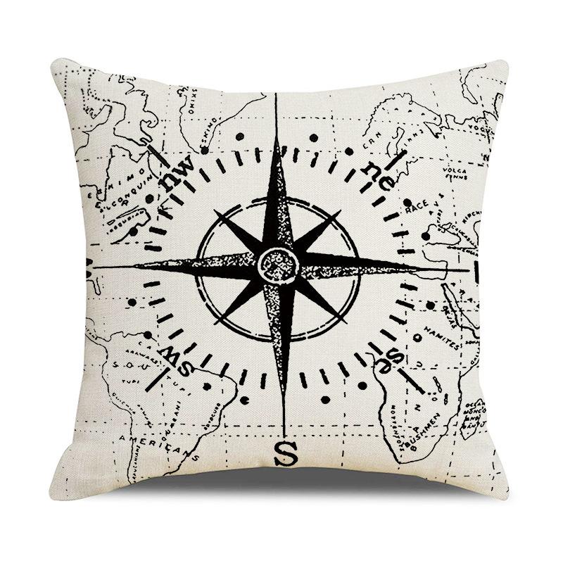 Nordic Black and White Simple Ocean Letter Pillow Cushion New Ebay Pillow Cover