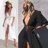 Lace Crochet Womens Bikini Beachwear Cover Up Beach Dress Summer Bathing Kaftan