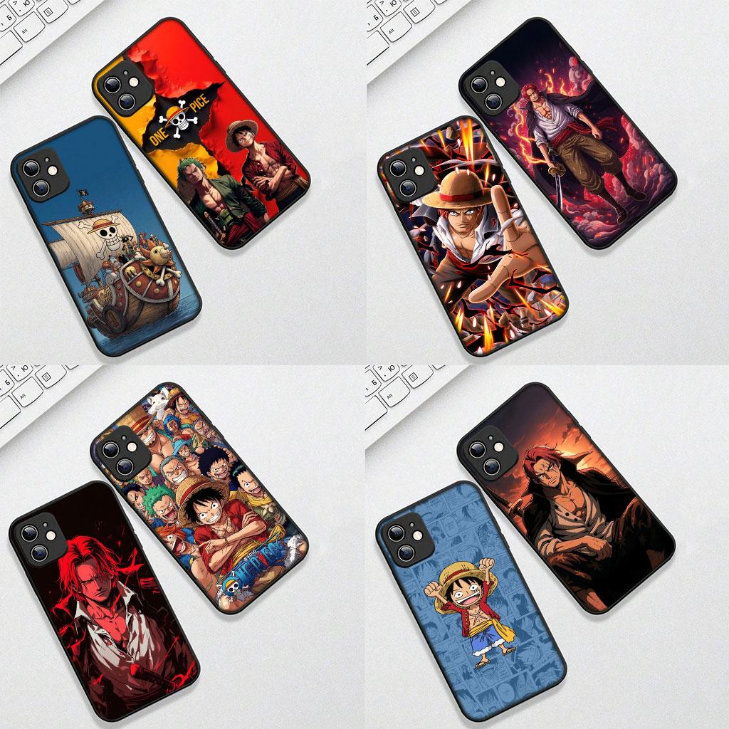 Shanks Red Hair One Pieces Luffy Zoro for Motorola Moto G82 G20 G22 G23 G32 G9 G8 G7 Power Plus G41 G52 G30 G71 E22 E13Case