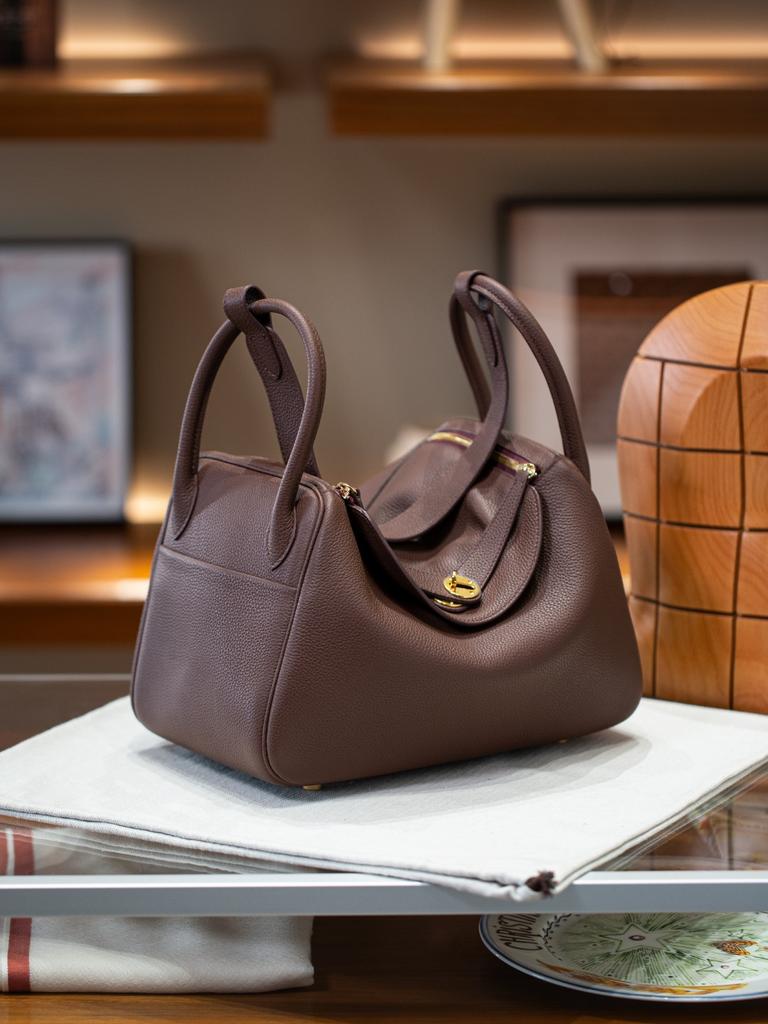 30TC Верхний слой коровьей кожи Замок Однотонное плетение Кофейная сумка-тоут Большая вместимость Натуральная кожа Органайзер Женская сумка