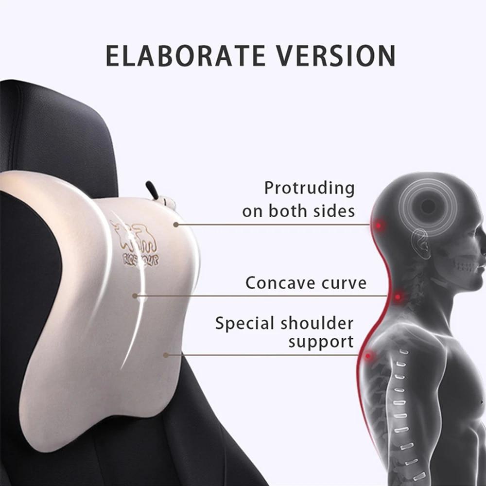 Подголовник для автомобильного сиденья, подушка для шеи, автоматическая подушка для отдыха, поясничная подушка, поддержка головы, защита для снятия усталости, опоры для сиденья