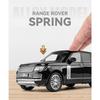 1/18 Land Rover Range SUV спортивная игрушечная машинка для детей литая модель миниатюрная звук свет двери открываются коллекция подарок для детей