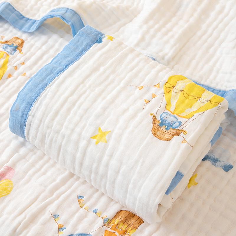 Six-Layer Pure Cotton Baby Bath Towel & Blanket