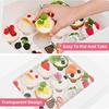 6 Pcs Cupcake Boxes Cupcake Containers Food Grade Material with Window Cookie Boxes Treat Boxes Holiday Wedding Birthday Party Bakery Supplies