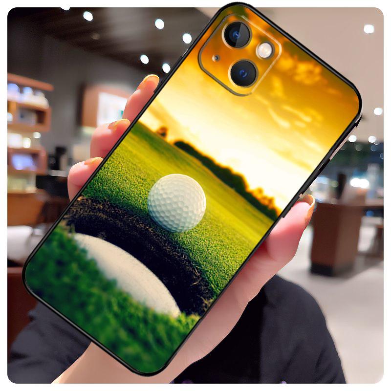 Поле для гольфа Чехол для iPhone 13 Pro Max 16 15 11 12 14 17 Pro Max mini 15 16 Plus 16e 17 Air Чехол для телефона