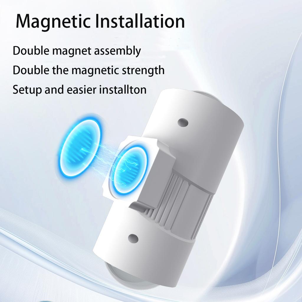 Светодиодный ночник с датчиком движения RGB, перезаряжаемый от USB, магнитное крепление, настенный светильник, подсветка для лестницы, внутреннее освещение