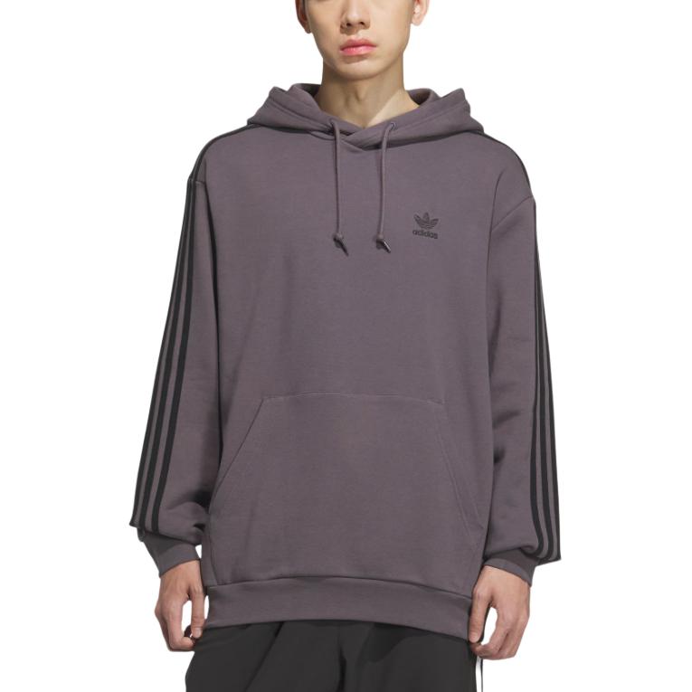adidas Оригинальные FW25 Мешковатое худи Мужские толстовки Каменно-серый KD1861