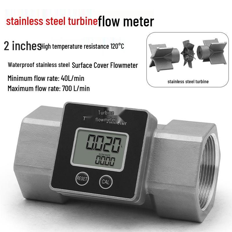 Xiaoyao Stainless Steel Digital Turbine Flow Meter for Diesel, Gasoline, Methanol, and Water