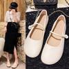 Мода 2024 года, новые летние женские повседневные туфли на плоской подошве, удобные мягкие туфли-лодочки, лоферы, балетки с неглубоким круглым носком, балетки на плоской подошве