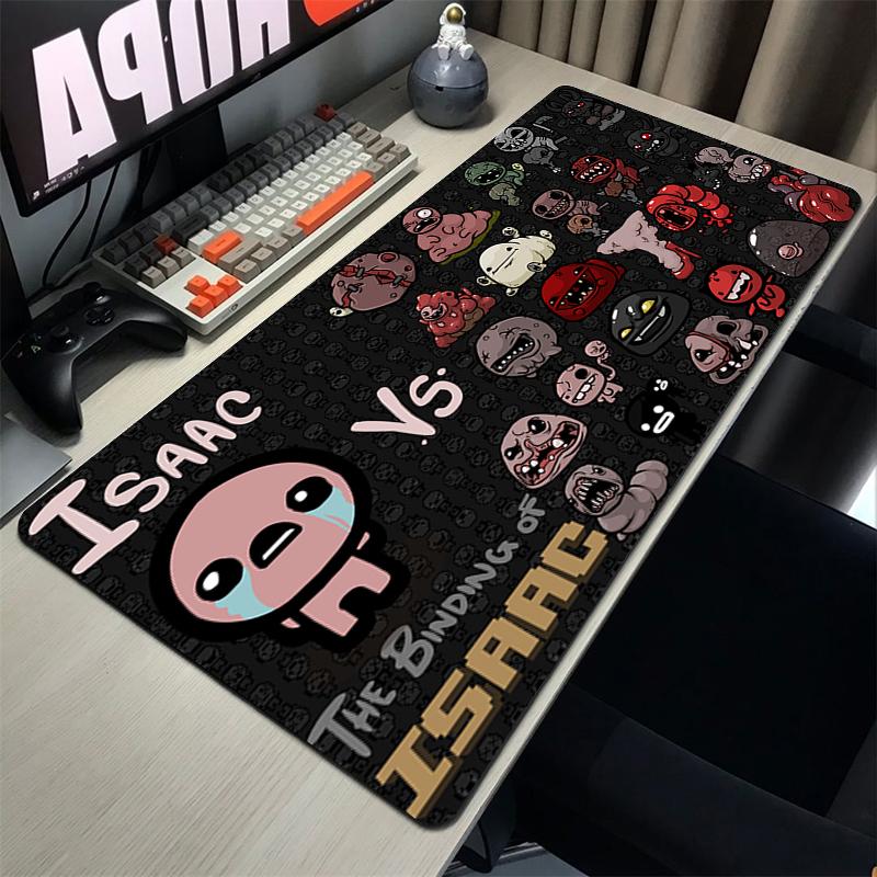 Коврик для мыши The Binding Of Isaac Игровой Коврик для игровой клавиатуры Компьютерные аксессуары Настольный коврик Коврики для мыши Резиновый коврик Шкаф для ПК Коврик для мыши