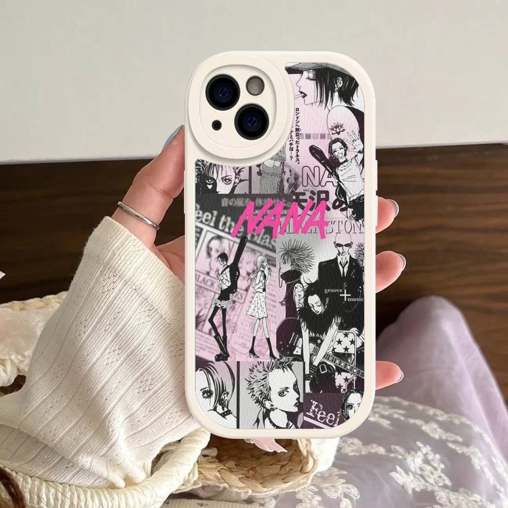 Anime Cool Nana Osaki Phone Case For iPhone 16 15 14 13 12 11 Pro Max Plus Shockproof Leather Cover