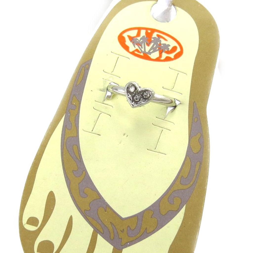 Les Trésors De Lily [K0928] - Серебряное кольцо на ногу «Love».