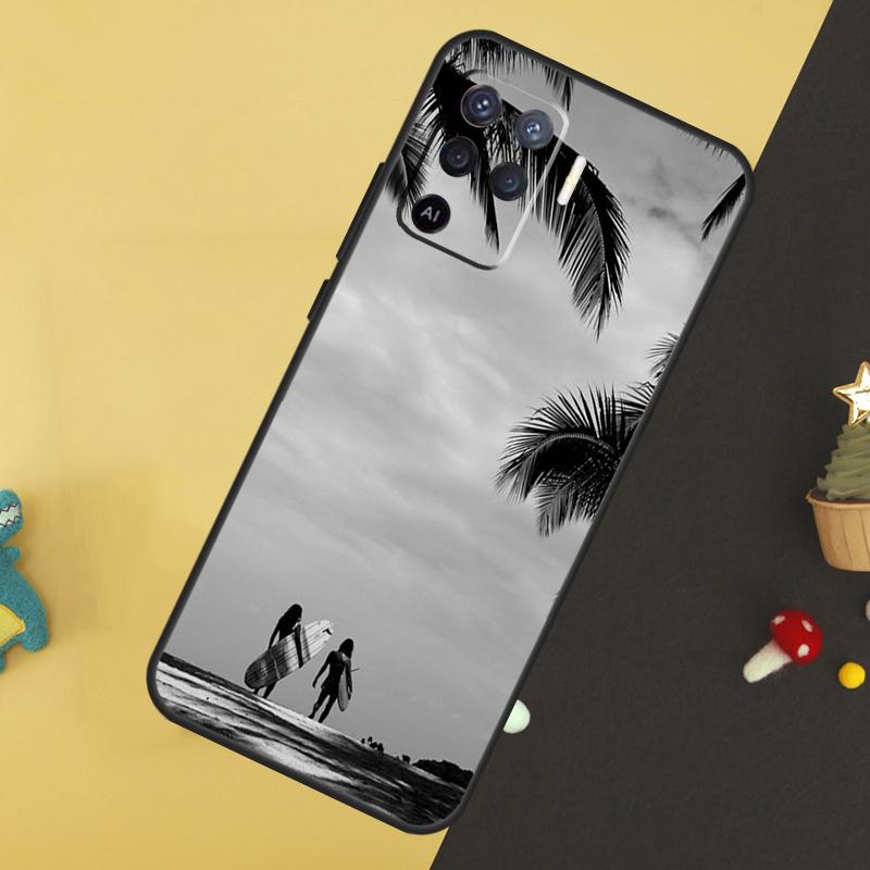 Волна для серфинга для OPPO A57S A53S A54S A98 A78 A58 A79 A15 A17 A77 A16 A76 A96 A52 A72 A5 A9 A94 A74 Чехол