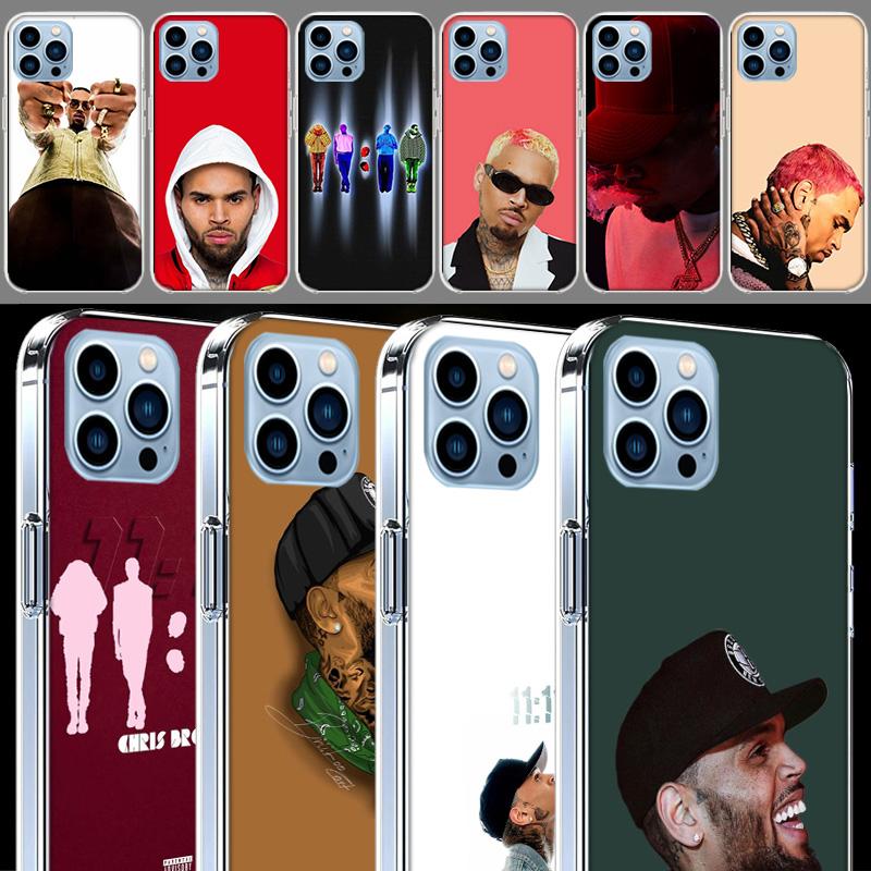 Chris Brown American Rapper Cases Phone Case For Iphone 17E 16E 17 Air 16 Pro Max 15 Pro 14 Plus 11 13 12 Mini Cover Cases Compa