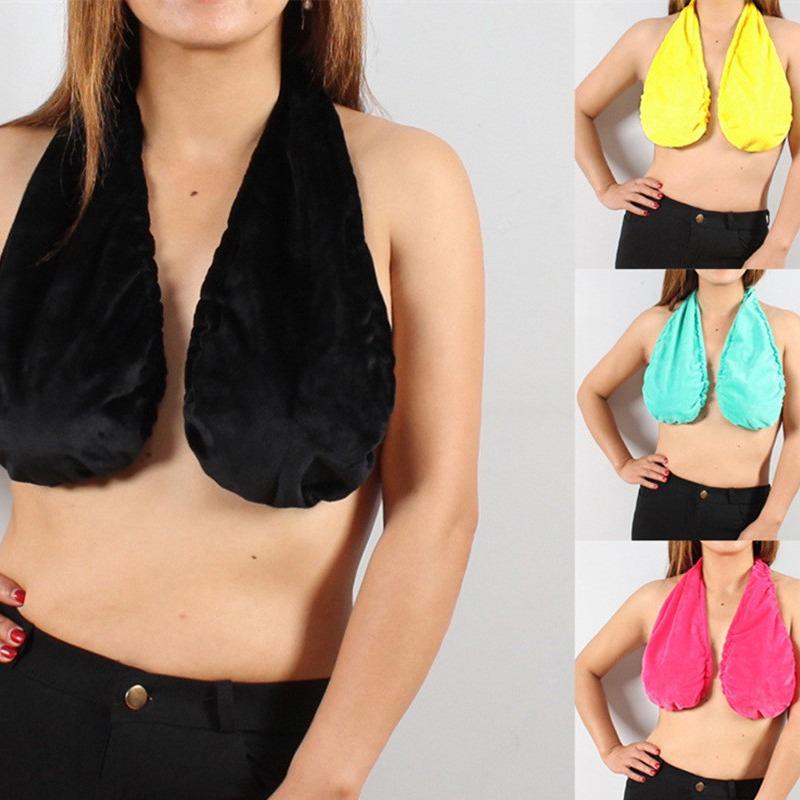 Полотенце Tata: Кросс-боди топ с завязками на шее для большой груди