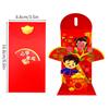 Chinese Red Envelopes Creative 3D Pop Up Lucky Money Pocket Hong Bao Chinese New Year Red Packet for Spring Festival Wedding