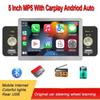 Сенсорный экран Мультимедиа FM Дополнительный вход Bluetooth USB Mirror Link Универсальный Автомагнитола 5 дюймов 1 Din Автомобильный Радиоприемник MP5 Плеер