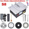 Mini Woodworking Table Saw Electric Multifunctional Cutting Machine New