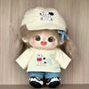 1 Set Cartoon Dog Cotton Doll's Clothes Denim Shorts Plush Doll Clothes  20cm Cotton Doll