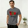 Unisex Kingdom of Morocco Flag Logo Art T Shirt Pure Cotton Clothing Amazing Short Sleeve Round Collar Tee Shirt Plus Size TShirt