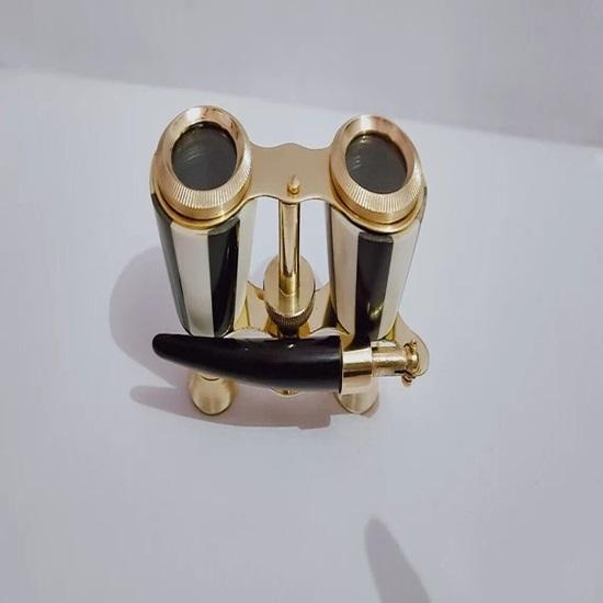 Монокулярный морской бинокулярный телескоп с отделкой из твердой латуни, перламутровый предмет для декора дома, офиса, подарок