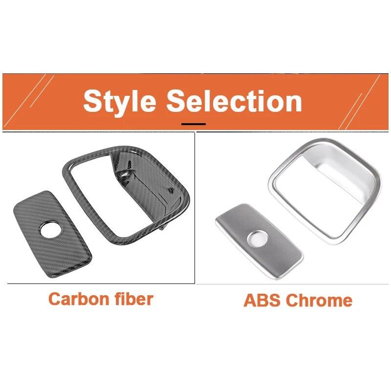 For Jeep Grand Cherokee 2014 2015 2016 2017 2018 Car Storage Box Handle Door Bowl Cover Trims Car Styling Accessories