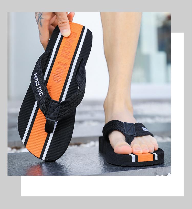 Шлепанцы мужские крутые тапочки мужские пляжные туфли повседневные летние трендовые нескользящие персонализированные модные уличные вещи