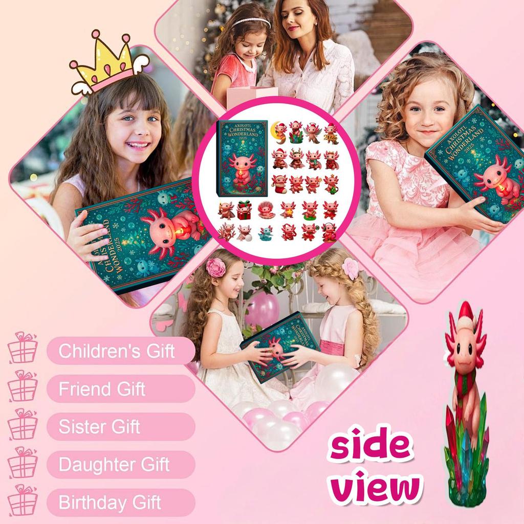 Календарь обратного отсчета включает 24 подарка, календарь обратного отсчета и подарок-сюрприз