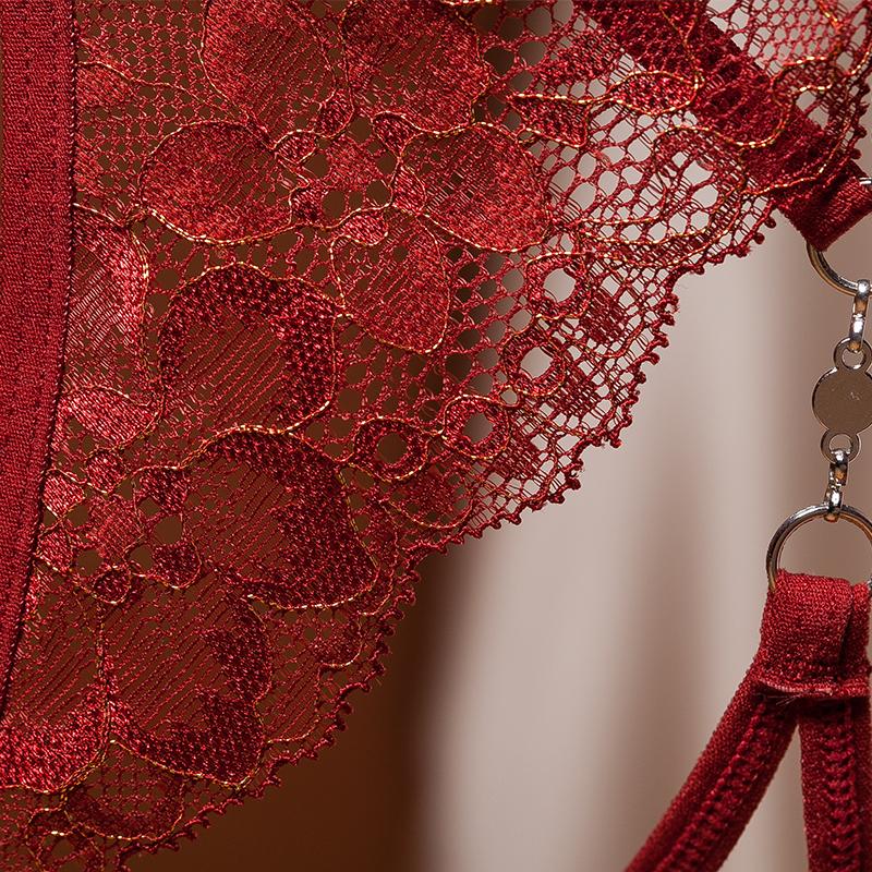 Underwear Women Sexy Lingerie Thongs and G String Lace Panties T-back Seamless String G-string Black Red