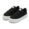Puma Suede Mayu Slip-On Canvas Black White Women Sneakers 385595-01
