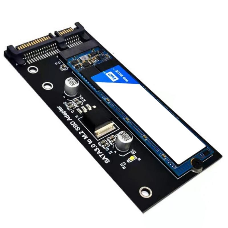 Карта-конвертер M.2 в SATA3 NGFF SSD для высокоскоростной передачи данных 6 Гбит/с для ПК и ноутбуков