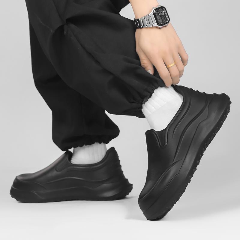Hotel Chef Shoes Summer Light Waterproof Non-slip Oil-proof Kitchen Work Shoes Men's Fashion Casual EVA Outdoor Walking Shoe
