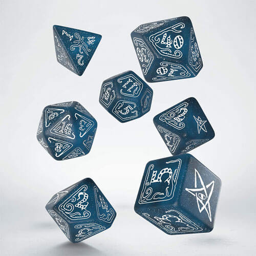 Q Workshop Call of Cthulhu Dice Set of 7 (Abyssal)