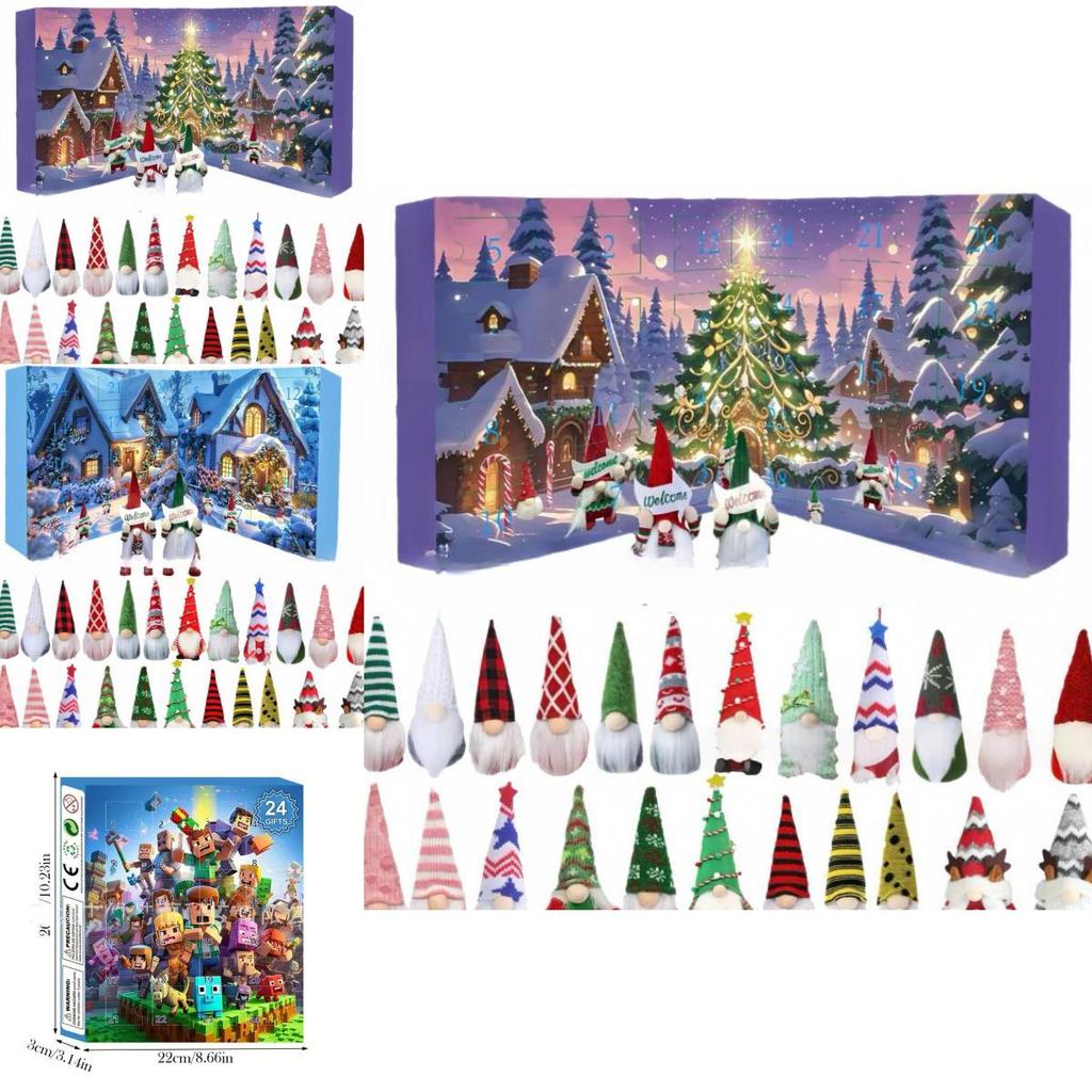 Christmas Gnome Advent Calendar Toy With Interactive Design For Family Fun And Child Development