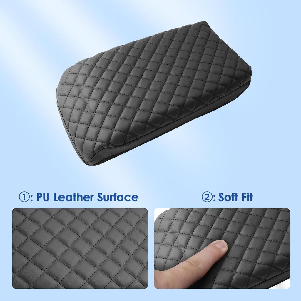 2024 2025 2026 Накладка на центральную консоль Sorento для Kia Sorento (LX/S/EX/SX/SX Prestige/X-Pro SX Prestige),Водонепроницаемая и удобная кожаная накладка на подлокотник