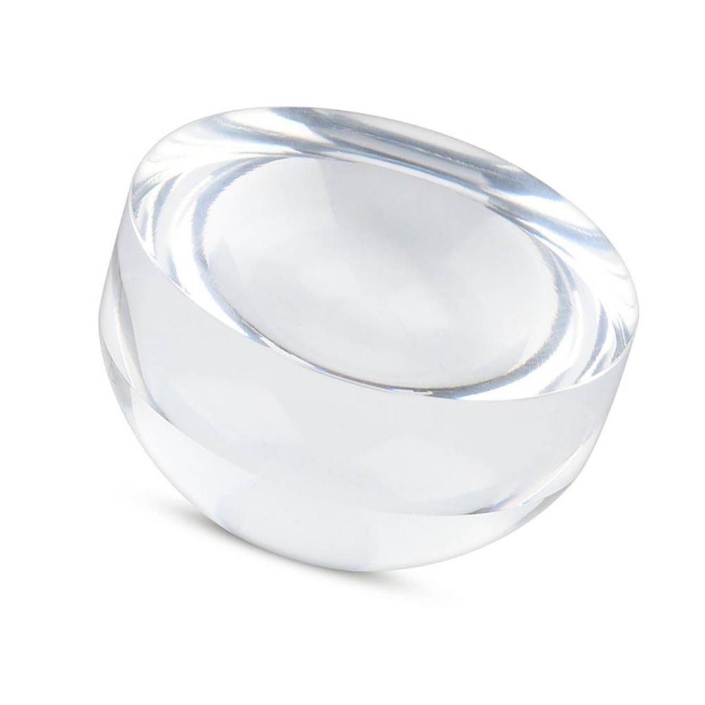 6X Optical Magnifier Dome Portable Paper Reading Acrylic Magnifier Dome Portable Magnifying Glass   Less Than Br More