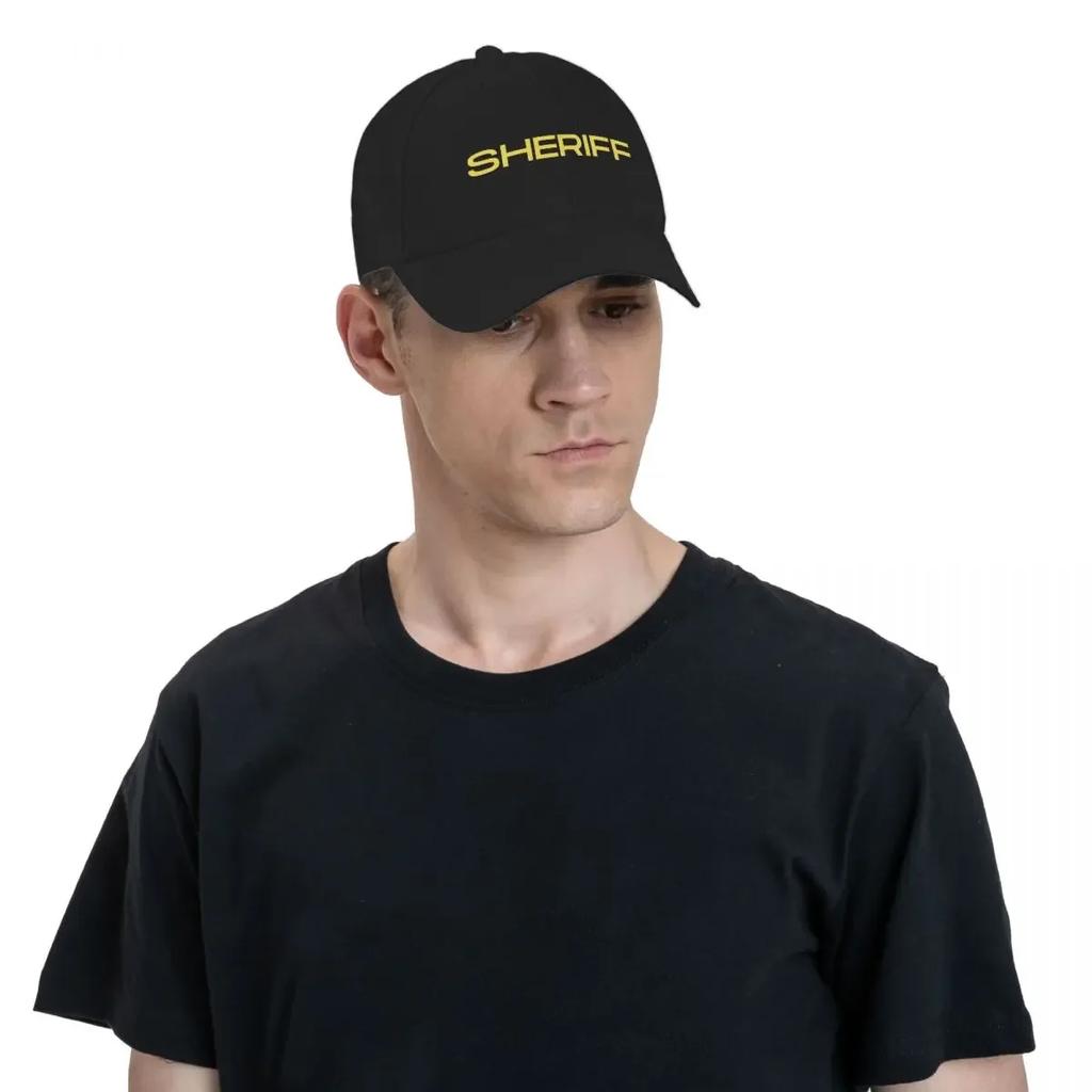 Sheriff in Yellow Letters Baseball Cap cute summer hat Hat Baseball Cap New In The Hat Baseball For Unisex Womens