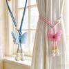 2PCS Creative Butterfly Curtain Tie Strap Adjustable Curtain Rope Curtain Tie Back  Home Decor