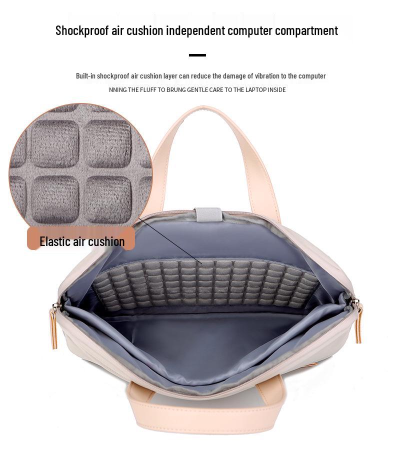 Ударопрочная вместительная сумка для ноутбука Huawei 14-15,6 дюймов, на одно плечо и в руку, подходит для женщин.