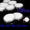PS Round Coin Capsule Container Case Storage Box Holder For 20 ~ 40mm 5*5*0.5cm