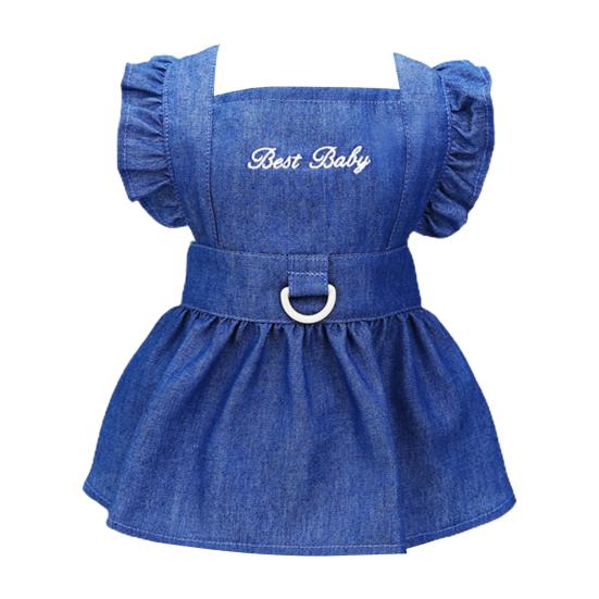 Мягкая юбка для собак Красивый пуловер с пышными рукавами Летняя одежда для котят Одежда