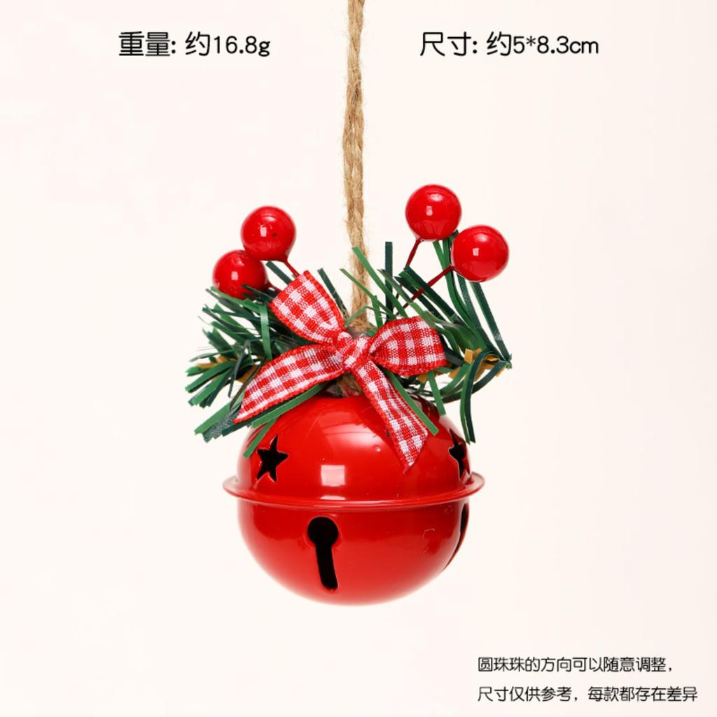 Рождественские кованые железные колокольчики, украшения для рождественской елки, аксессуары для DIY, реквизит, украшения для окон