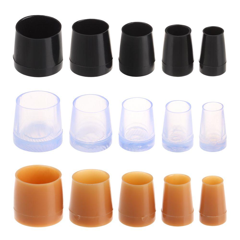 pair New Shockproof Non-slip Round Shape Heel Stoppers Silencer Heel Protector Antislip High Heeler
