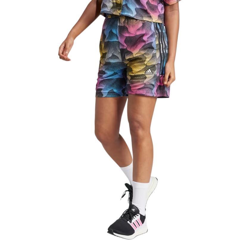(WMNS) Шорты adidas Tiro Print Mesh Summer Sizing Asia 'Multi-Color' Женские IQ4813