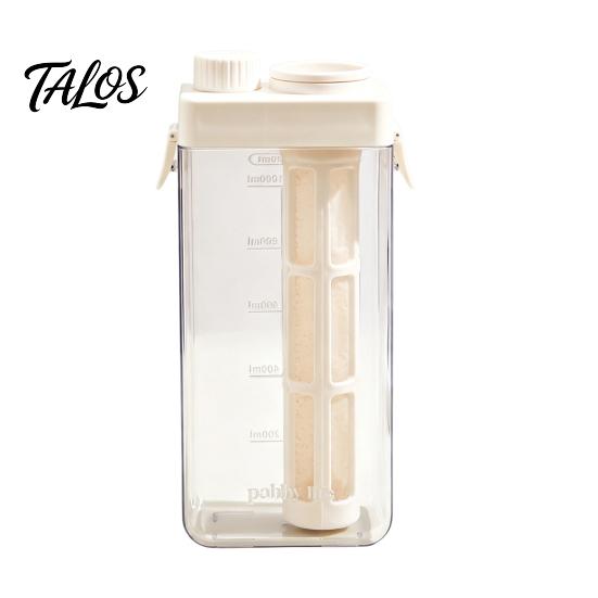 Plastic Iced Tea Maker Cold Brew Coffee with Filter & Airtight Lid, Clear No Leak Pitcher Jar, Scales, Gifts for Lovers