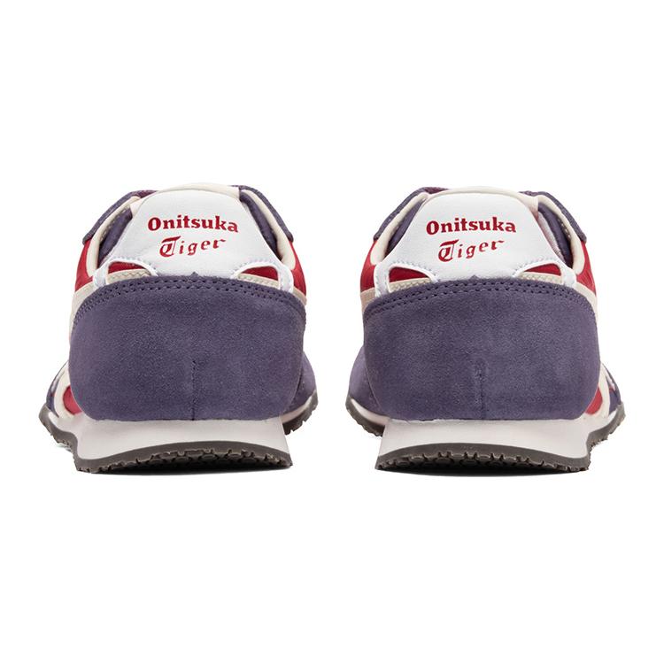 ONITSUKA TIGER Serrano Ретро Универсальные Повседневные Кроссовки Унисекс Фиолетовый Красный 1183B400-501
