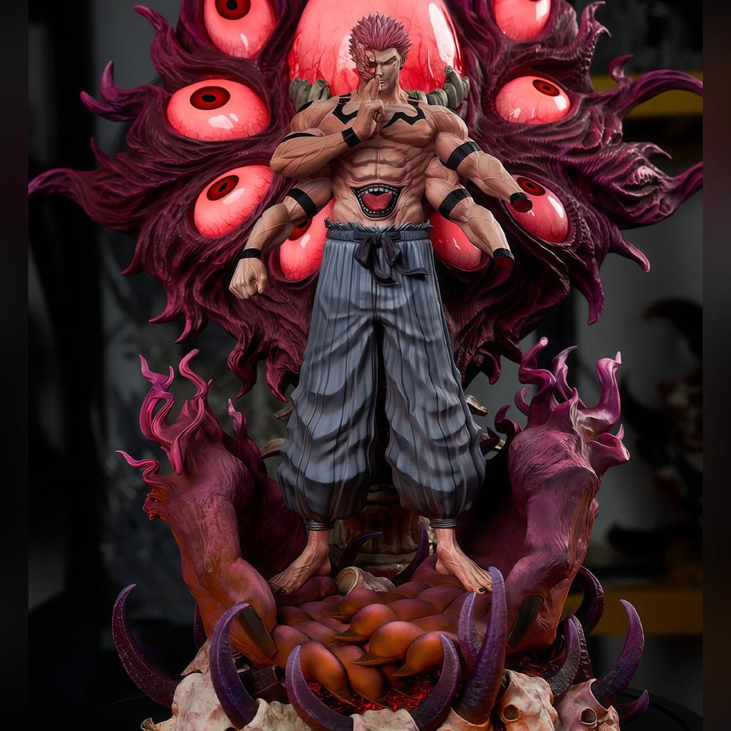 Горячая модель Рёмена Сукуны Jujutsu Kaisen Фигурки ПВХ Коллекция Статуя Украшение для комнаты Куклы Игрушки Рождественские Подарки