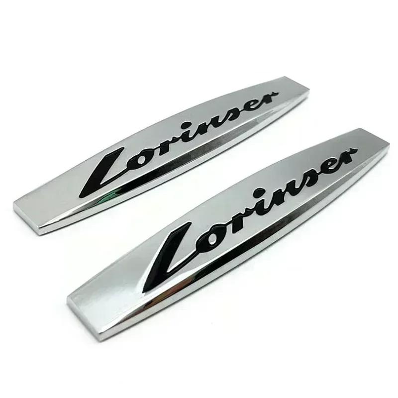 For Benz C62026 Hot 2pcs 3D AMG Edition Metal Logo Car Fender Badge Sticker For Benz Lorinser Avantgarde Emblem Auto Decal Decorative Accessories
