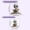 Reading Cute Halloween Book Skeleton Switch Sticker Wall Sticker For Home Decor
